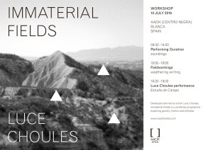 LUCE CHOULES workshop 2019 Blanca, Spain
